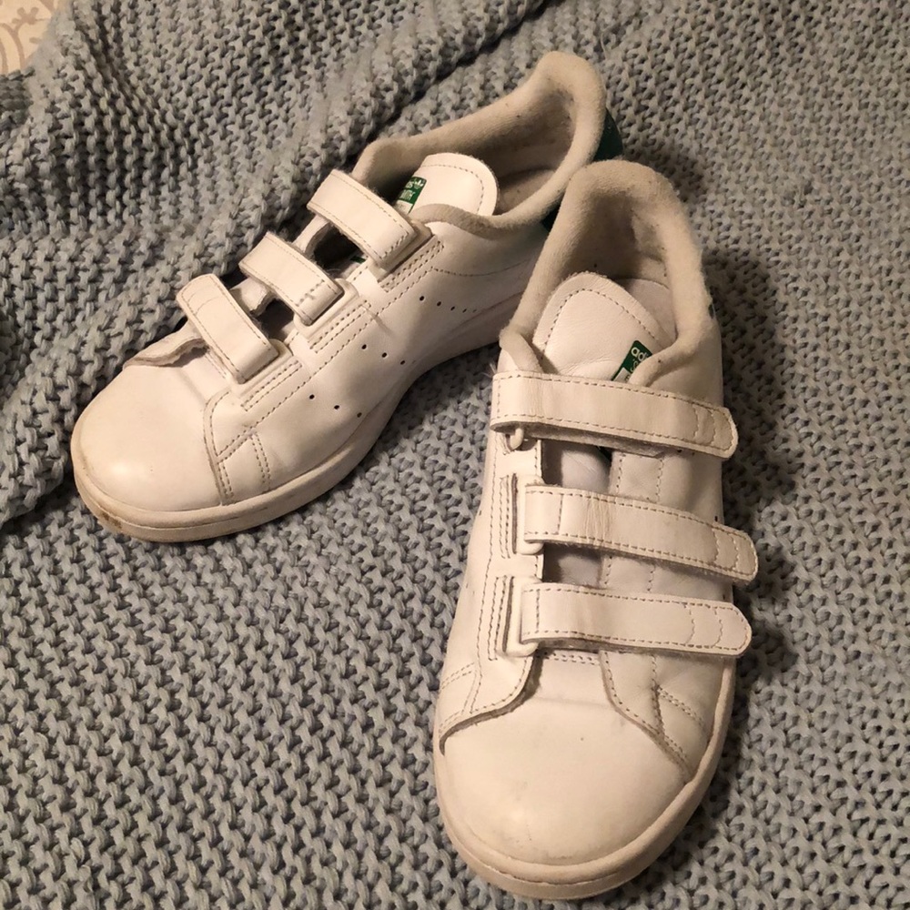 Stan Smith Adidas Velcro Shoes
